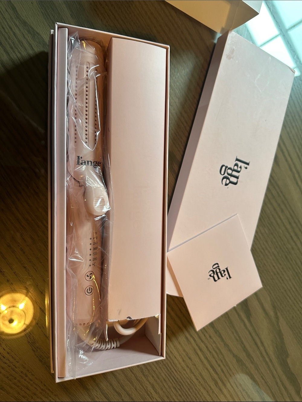 Lange Pink Ceramic Hair Straightener